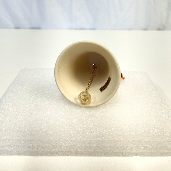 Sandstone Creations Hand-Painted Ceramic Bell Cardinal Design Signed by Anna VTG - Picture 3 of 6